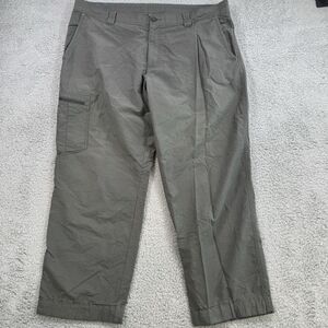 Columbia Pants Mens 40x28 Green Cargo Hiking Ripstop Polyester Outdoors